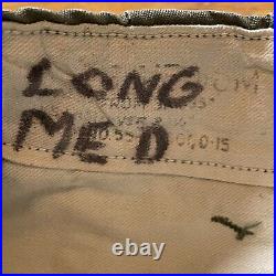 Vintage M-1951 Field Trousers Shell Size Medium Long M51 Cargo Korea OD Green