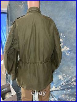 Vintage M-1951 M-51 US Army Korean War Era 1953 Dated Field Coat Jacket S/M