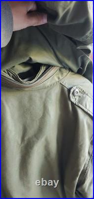 Vintage M-1951 Medium Fishtail Parka Shell With Liner With Real Fur Hood original