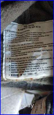 Vintage M-1951 Medium Fishtail Parka Shell With Liner With Real Fur Hood original