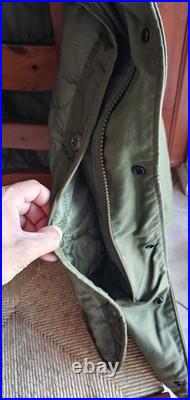 Vintage M-1951 Medium Fishtail Parka Shell With Liner With Real Fur Hood original