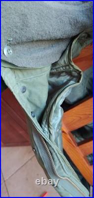 Vintage M-1951 Medium Fishtail Parka Shell With Liner With Real Fur Hood original