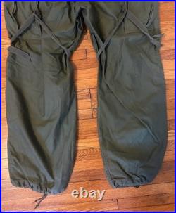Vintage M-1951 Sateen Wind Resistant Trousers Pants OG 107 Korea