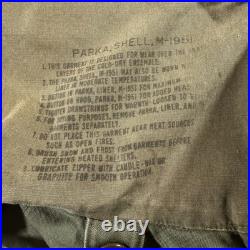 Vintage M 1951 USMC Army Military Fishtail Jacket Shell Only Mens Medium