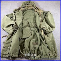 Vintage M 1951 USMC Army Military Fishtail Jacket Shell Only Mens Medium