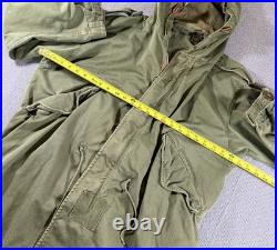 Vintage M 1951 USMC Army Military Fishtail Jacket Shell Only Mens Medium