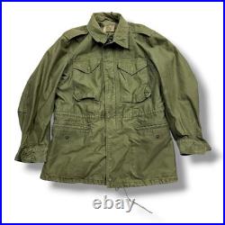Vintage M 1951 Us Army Field Jacket Small Regular Korean War