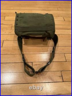 Vintage M-1956 Korean War Era 50s U. S. Stenciled Canvas Combat Field Butt Pack