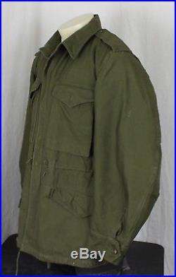 Vintage M-51 M-1951 1952 Dated Korean War Era Army Field Jacket Small Regular