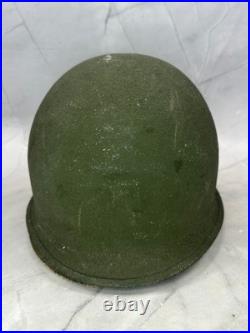 Vintage M1 Combat Helmet withUSMC Marked Fiberglass Liner Korean Vietnam Era Vintage M1 Combat Helmet withUSMC Marked Fiberglass Liner Korean Vietnam Era