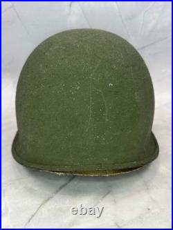 Vintage M1 Combat Helmet withUSMC Marked Fiberglass Liner Korean Vietnam Era Vintage M1 Combat Helmet withUSMC Marked Fiberglass Liner Korean Vietnam Era