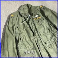 Vintage M51 Field Jacket US Army Military OG-107 M-1951 Medium Paratrooper