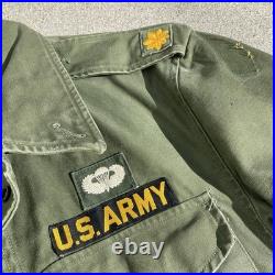 Vintage M51 Field Jacket US Army Military OG-107 M-1951 Medium Paratrooper