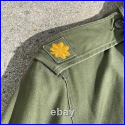 Vintage M51 Field Jacket US Army Military OG-107 M-1951 Medium Paratrooper