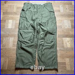 Vintage M51 Field Shell Trousers M-1951 USGI Army Military Pants Large 50s