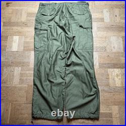 Vintage M51 Field Shell Trousers M-1951 USGI Army Military Pants Large 50s