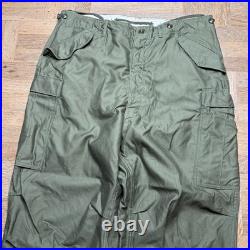 Vintage M51 Field Shell Trousers M-1951 USGI Army Military Pants Large 50s