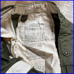 Vintage M51 Field Shell Trousers M-1951 USGI Army Military Pants Large 50s