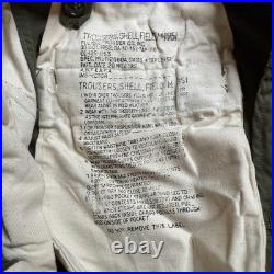 Vintage M51 Field Shell Trousers M-1951 USGI Army Military Pants Large 50s