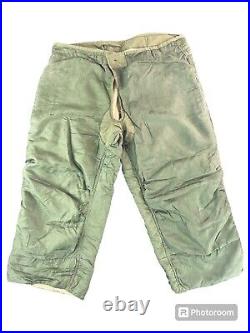 Vintage M51 Field Trousers Shell & Liner Medium Regular Korean War Era Green B4