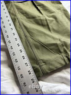 Vintage M51 Field Trousers Shell M-1951 Military Pants Green 39x29 Baggy New DS