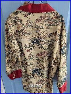 Vintage Men's Korean War Era Smoking Jacket From Japan By High Class Newthrone