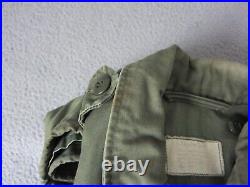 Vintage Military Jacket Mens Small Green Field Coat US Army OG 107 Korean War