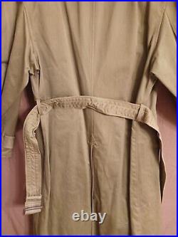 Vintage Military Korean War Overcoat/ Trenchcoat, Removeable Wool Liner, Reg