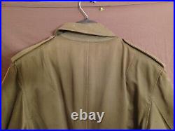 Vintage Military Korean War Overcoat/ Trenchcoat, Removeable Wool Liner, Reg