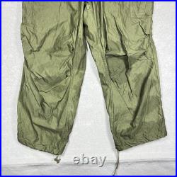 Vintage Military M-1951 Field Cargo Pants Trousers Shell Size XL Korean War 50s