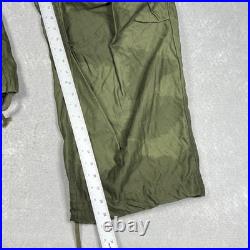Vintage Military M-1951 Field Cargo Pants Trousers Shell Size XL Korean War 50s