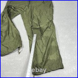 Vintage Military M-1951 Field Cargo Pants Trousers Shell Size XL Korean War 50s