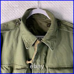 Vintage Military M51 Cold Weather Field Coat OG 107 Sz Medium Jacket