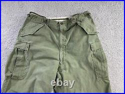 Vintage Military Pants Mens 38x31 Trousers Shell Field M 1951 50s Korean War