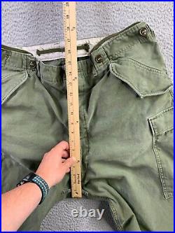 Vintage Military Pants Mens 38x31 Trousers Shell Field M 1951 50s Korean War