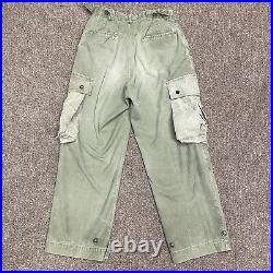Vintage Modified OD Field Trousers M43 M51 Rigger Pants Paratrooper Korea WWII