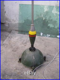 Vintage Mortar Shell Head Light Lamp from Korean War Veterans Belligerency