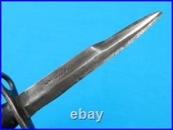 Vintage Old US Korean War Camillus Bayonet Fighting Knife