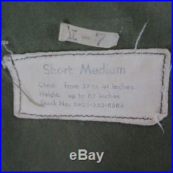 Vintage Original Korean War Us Army Jacket Shell Field M-1951 M51 Sz Medium