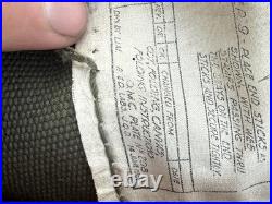 Vintage Original Korean War/ Vietnam Era Folding Cot Green Canvas U. S. Army