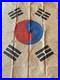Vintage Original South Korean Korea Flag Taegeukgi Large Exceptional Old