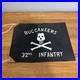 Vintage Original U. S. Korean War Buccaneers 32nd Infantry Jeep Flag Rare Black