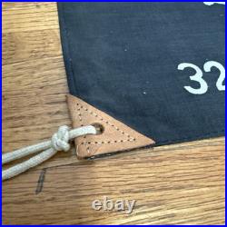 Vintage Original U. S. Korean War Buccaneers 32nd Infantry Jeep Flag Rare Black