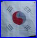 Vintage Original U. S. South Korean War Hand Painted Taegukgi Silk Flag