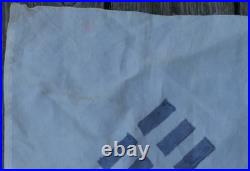 Vintage Original U. S. South Korean War Hand Painted Taegukgi Silk Flag