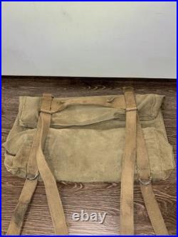 Vintage Original US Army Korean War Era M1945 Field Pack Backpack Named Harion