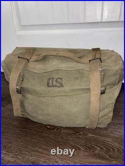 Vintage Original US Army Korean War Era M1945 Field Pack Backpack Named Harion
