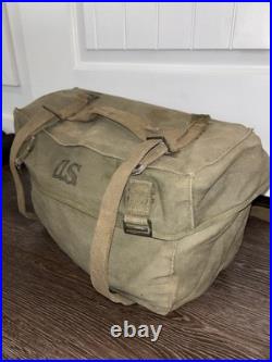 Vintage Original US Army Korean War Era M1945 Field Pack Backpack Named Harion