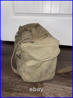 Vintage Original US Army Korean War Era M1945 Field Pack Backpack Named Harion