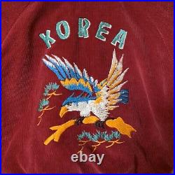 Vintage Reversible Japanese Bomber jacket Korean War Era Child Size 4 Years Old